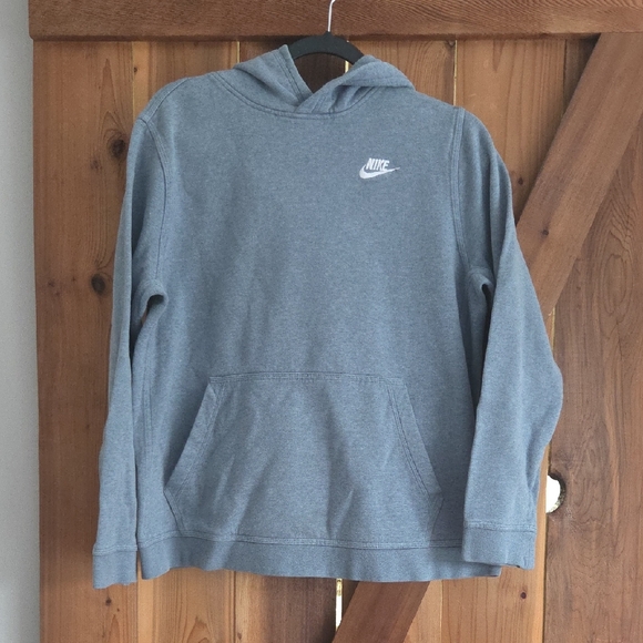 Nike Other - Nike Youth Heather Gray/Blueish Hoodie